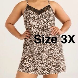 Joyspun Women’s Dreamy Soft Collection Lace Trim Knit Chemise